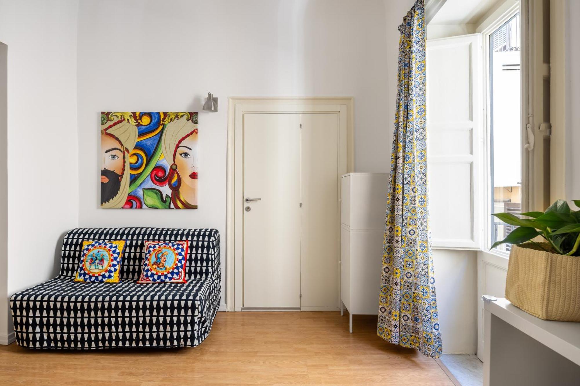 Agata E Rosalia 2 Bedroom Flat At The Quattro Canti Palermo Bagian luar foto